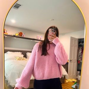 Zara cute pink sweatshirt💓